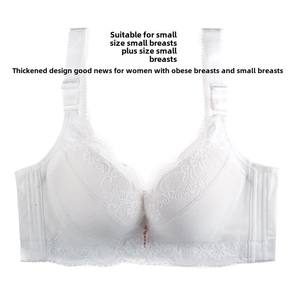 Sujetador Sexy para Mujer Talla Grande, Copa Pequeña, Push-Up, Encaje, Cuatro Hileras Ajustables, Talla 95A - Product Image 6