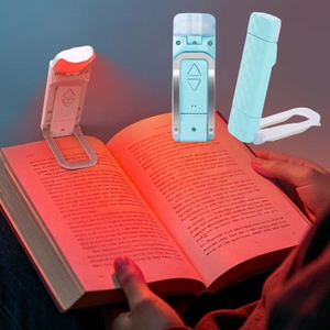 ไฟหนีบอ่านหนังสือแบบชาร์จไฟได้ LED รุ่นขายดี - โคมไฟอ่านหนังสือสำหรับเตียงนอน แสงวอร์มไวท์ แบตเตอรี่ใช้งานได้นาน แสงสีแดง 670 นาโนเมตร สำหรับกลางคืน - Product Image 1