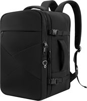 Sac à dos de voyage extensible approuvé par les compagnies aériennes, sac pour effets personnels, compatible avec un ordinateur portable de 17,3 pouces, sac à dos de cabine