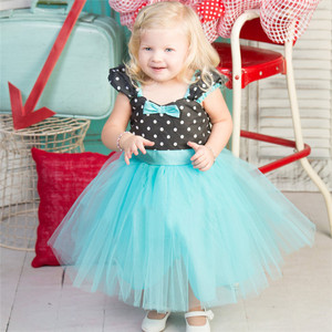 Importación de Productos de China, Se Busca Distribuidor Exclusivo, Vestido Infantil de Princesa con Estampado de Lunares - Product Image 3