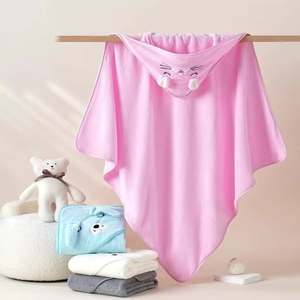 Peignoir de nuit pour enfants très vendu, serviettes de bain unies pour bébés, couverture pour nouveau-nés - Product Image 3