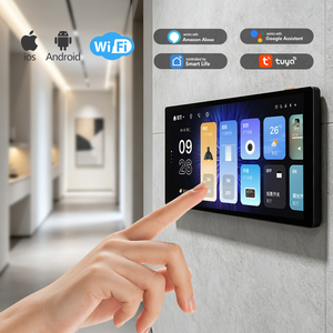 Panel de Control Inteligente WiFi Zigbee con Antena <span class=keywords><strong>PDS</strong></span>, Ejecución Local, Sin Cable Neutro, para Iluminación, Sombreado, Seguridad y Medio Ambiente - Product Image 4