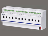 Module de contrôle de relais KNX 12 boutons manuels locaux, matériel de contrôle intelligent de l'éclairage configurable ETS, commercial