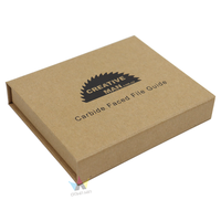 Boîte d'emballage de parfum magnétique de luxe en papier kraft recyclable, écologique, design personnalisé, laminage mat, boîte cadeau