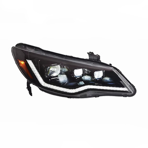 Para Honda Siming Faróis Regra do dia de montagem Civic FD2 Modificado LED Day Running <span class=keywords><strong>Lights</strong></span> Turn signal Lens Faróis - Product Image 3