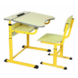Gỗ trường tiểu học ghế và bàn giá rẻ lớp học đồ nội thất điều chỉnh trường Bàn và ghế Bộ - Product Image 1