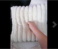 Vente en gros de housses de coussin décoratives de luxe en coton tissé à rayures imperméables unies Boho moelleuses et pelucheuses