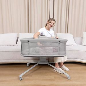 เปลไกวไฟฟ้าลดราคาพิเศษ พร้อมเสียงเพลงกล่อมเด็กและตัวตั้งเวลา ปรับความเร็วได้ เหมาะสำหรับเด็กแรกเกิด 0-6 เดือน - Product Image 5