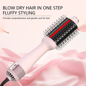 1000W Infrared Blow Dryer Brush Ceramic Hair Dryer & Straightener <b>Comb</b> Professional Salon & Hotel Use - Product Image 2