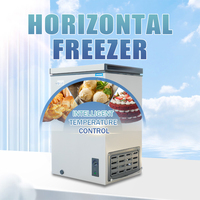 Réfrigérateur congélateur coffre à faible bruit mini congélateur ouvert à température unique petit pour la cuisine à domicile