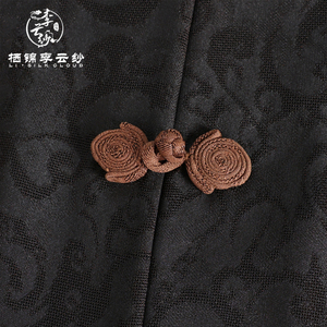 Nuevo estilo Primavera-Otoño Impreso Estilo étnico chino Chaqueta holgada con botones para mujer Sin mangas - Product Image 5