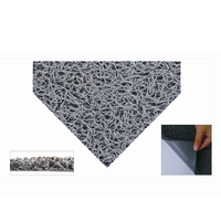 Tapis d'entrée en PVC à boucles pour trafic moyen, texture en poils spaghetti, lavable et durable pour usage intérieur/extérieur