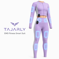 Stimulateur musculaire EMS portable sans fil pour le corps entier, tenue d'entraînement professionnelle avec synchronisation via application intelligente