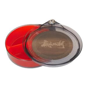 Bandeja magnética para cebo, doble tazón, 17 cm, caja de aparejos de pesca portátil de plástico para uso en ríos, universal - Product Image 4