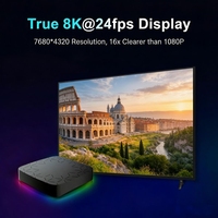 Android TV Box S905X4 Android 11 4GB 32GB 8K Decodificación AV1 Set Top Box USB 3.0 Gigabit Ethernet WiFi de Doble Banda BT OEM