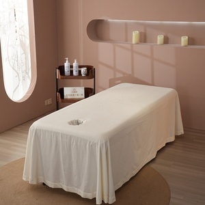 Sang trọng tùy chỉnh 100% chải bông massage bảng tấm thiết lập cho beayty Salon Spa - Product Image 3