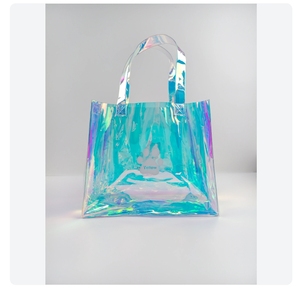 กระเป๋าพีวีซีสีรุ้ง - Product Image 3