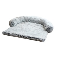 Coussin-lit pour chien et chat en peluche longue, directement de l'usine - Meilleure vente, lavable, antidérapant, pour toutes les saisons, protecteur et mignon