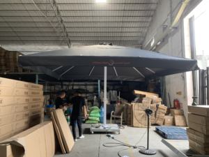 Paraguas de sombrilla plegable de alta resistencia con radios <span class=keywords><strong>grandes</strong></span> de 3m para jardín al aire libre, patio, Hotel, restaurante, muebles de exterior - Product Image 6