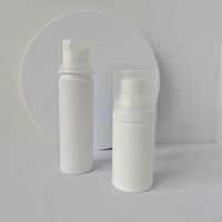 Flacon pompe sans air en plastique PP, vaporisateur brumeux, emballage cosmétique givré, flacon de sérum, options 30 ml/100 ml
