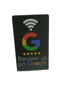 Expositor <span class=keywords><strong>de</strong></span> Mesa Personalizado <span class=keywords><strong>de</strong></span> PVC para Reseñas <span class=keywords><strong>de</strong></span> <span class=keywords><strong>Google</strong></span> con Código QR NFC y NFC NTAG213/215 - Product Image 5