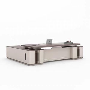 Ban giám đốc nội thất văn phòng sang trọng hiện đại CEO giám đốc bàn điều hành hình chữ L - Product Image 1