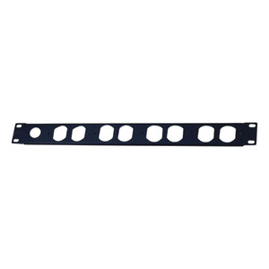 แผงโลหะระบายอากาศ 6632U แผงเปล่า 1U 8 พอร์ต สำหรับติดตั้งบนแร็คแบบ D-Series - Product Image 1