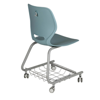 Chaise de formation de réunion ergonomique en fibre de verre PP de haute qualité pour les étudiants Grille de stockage en métal moderne Refroidissement rotatif pour l'école