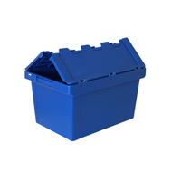 Boîte plastique avec couvercle, caisse souple en plastique, a canette mobile nouée, vente directe d'usine