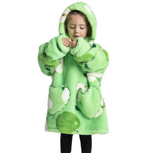 Warming Hooded Wearable <strong>Blanket</strong> <strong>Hoodie</strong> <strong>Cosy</strong> Oversized Adult Hooded <strong>Blanket</strong> China Factory Dropshipping Winter Woven Festival - Product Image 4