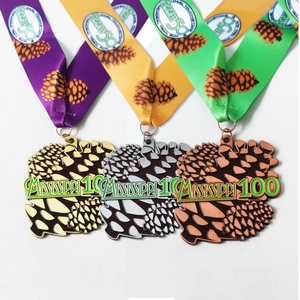 Medalla Deportiva Translúcida de Metal para Correr, Medalla de Atletismo Personalizada para Maratón con Cinta, Venta al Por Mayor de Fábrica Oneway - Product Image 2