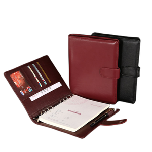 Portefeuille liant en cuir Padfolio planificateur d'affaires et organisateur de cahier bloc-notes avec porte-carte de visite pour CV Documents - Product Image 2