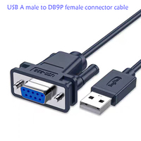 Câble convertisseur USB vers série DB15 RS232 de 1,8 m (6 pieds) PL2303GT et câble convertisseur USB vers série DB9 de 1,2-3 m PL2303GT avec téléchargement du pilote