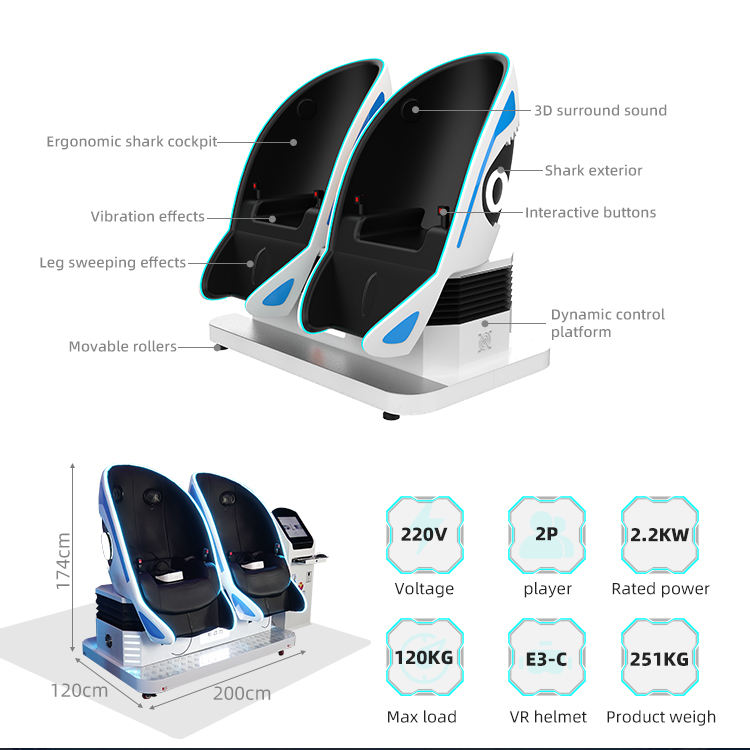 9D VR Cinema Chair - Immersive Virtual Reality Experience