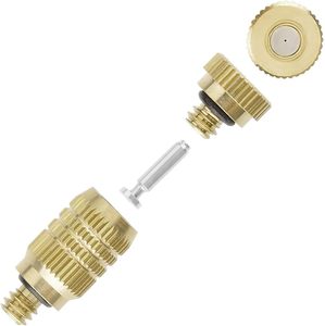 Buse de brumisation en laiton de haute qualité, haute pression, anti-goutte, pour système de refroidissement extérieur et aménagement paysager 10/24 UNC - Product Image 2