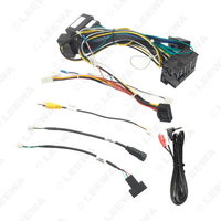 Adaptateur de faisceau de câblage d'alimentation 16 broches pour voiture avec Canbus et LVDS pour Audi Q5/A4L/A1 (11-15) Stéréo de niveau moyen/bas