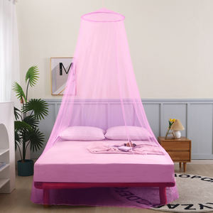 핑크 원형 원추형 모기장 100% 폴리 에스테르 - Product Image 2