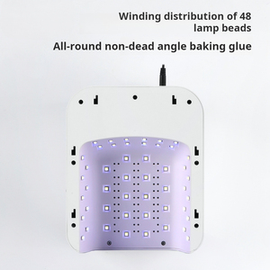 48W Nail Hand Pillow Baking Lamp Quick Drying UV LED Gel Curing Light Custom Logo Nail Salon Dedicated Nail Art Lamp - Product Image 3