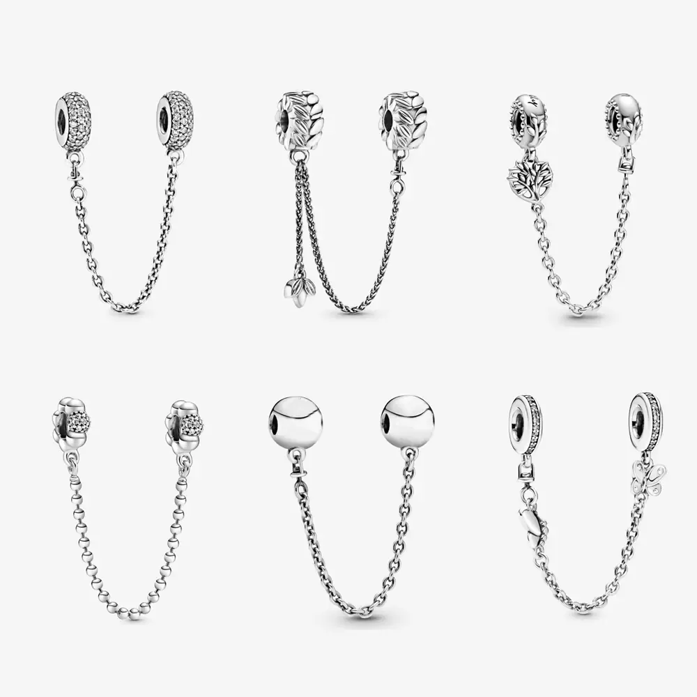 Nhà sản xuất tùy chỉnh Charms, xỉn màu miễn phí đồ trang sức thời trang, Chuỗi hạt vòng cổ thời trang đồ trang sức mạ bạc OPP Túi Đảng JD