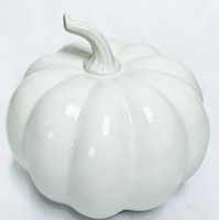 Citrouille d'Halloween blanche dorée, citrouille artificielle en mousse, vente en gros de fausses citrouilles pour la décoration extérieure de la maison, fête, porche