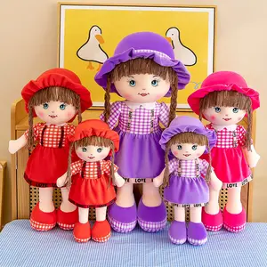 Пользовательская плюшевая кукла, Подушка для сна, детская имитация, Милая принцесса, подарок, тряпичная кукла для девочки