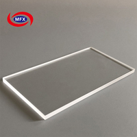 Verre OEM transparent à faible teneur en fer, verre trempé en aluminosilicate, panneau de verre plat flotté clair pour artisanat gravé