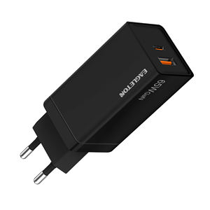 <span class=keywords><strong>Chargeur</strong></span> rapide GaN 65W direct d'usine Type-C+USB-A 100-240V <span class=keywords><strong>Chargeur</strong></span> mural pour <span class=keywords><strong>iPhone</strong></span> <span class=keywords><strong>Samsung</strong></span> OPPO - Product Image 4