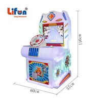 Offre Spéciale de jeu de course automobile pour enfants à pièces d'intérieur simulateur de voiture de course 3D pour enfants machines de jeu pour centre de jeux
