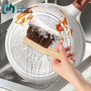 Cepillo de Palma Natural para Parrilla de Barbacoa, Herramienta de Limpieza de Malla, Fibra de Coco de Madera, Cepillo Biodegradable - Product Image 5