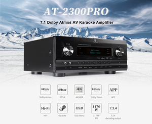 <span class=keywords><strong>Amplificador</strong></span> de audio 4k <span class=keywords><strong>para</strong></span> cine <span class=keywords><strong>en</strong></span> <span class=keywords><strong>casa</strong></span>, Receptor AV de gran rendimiento, fabricante ODM/OEM, Receptor av 7.1.2 - Product Image 3