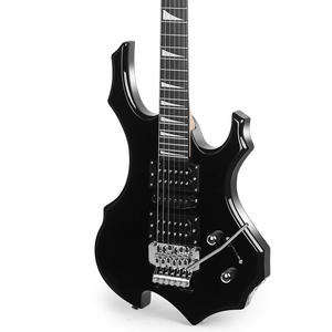 Guitare électrique 20W HSH Pickup avec dos en palissandre en forme de <span class=keywords><strong>flamme</strong></span> Caractéristiques essentielles Corps en frêne à bas prix Côtés en acajou/tilleul - Product Image 3