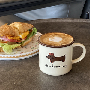 Cute Dachshund Coffee Mug Ceramic Latte Cups Custom Printed Mugs - Product Image 1