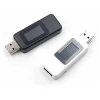 Probador USB 10 en 1 DC Voltímetro digital Amperimetro Medidor de voltaje de corriente Amp Volt Amperímetro Detector Indicador de cargador de Banco de energía