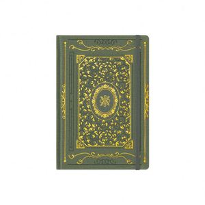 High Value Bronzing Cover <b>A5</b> <b>Notebook</b> 160g Thickened Dot Matrix Inner Page Spring Letter Series Printed Style Thread Sewing Gift - Product Image 5